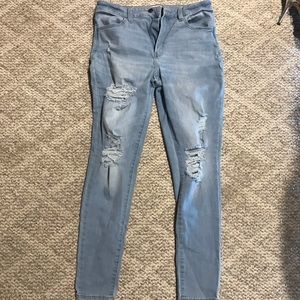 Super high rise jeggings